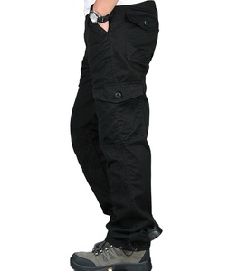 <span class=keywords><strong>Pantaloni</strong></span> cargo da uomo in cotone 100% <span class=keywords><strong>verde</strong></span> <span class=keywords><strong>kaki</strong></span> nero tattico <span class=keywords><strong>pantaloni</strong></span> multi tasche <span class=keywords><strong>pantaloni</strong></span> streetwear - Product Image 3