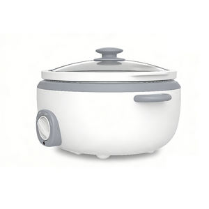 Cuisinière lente électrique programmable de <span class=keywords><strong>4</strong></span> <span class=keywords><strong>QT</strong></span> avec minuterie numérique et fonction maintien au chaud et couvercle en verre trempé antiadhésif - Sert 6 personnes - Product Image 3