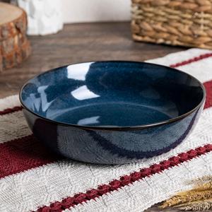 Service de vaisselle écologique de luxe nordique moderne glaçure réactive bleue en céramique pour le commerce électronique et les magasins chauds - Product Image 4