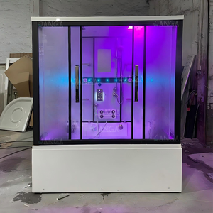 Salle de bain combinée avec <span class=keywords><strong>hammam</strong></span>, sauna, douche à vapeur, baignoire à remous <span class=keywords><strong>jacuzzi</strong></span>, cabine de massage - Product Image 5