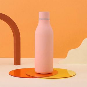 Gobelet isotherme personnalisable en acier inoxydable avec poignée, écologique, 500 ml, pour camping, école américaine, usage extérieur, emballé en boîtes - Product Image 5