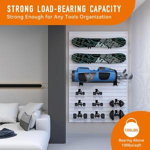 Organisateur mural imperméable en bois pour <span class=keywords><strong>garage</strong></span>, outil de <span class=keywords><strong>garage</strong></span> OEM, pour salon et <span class=keywords><strong>garage</strong></span>, étagère murale à lattes personnalisée <span class=keywords><strong>avec</strong></span> rangement pour sacs - Product Image 6