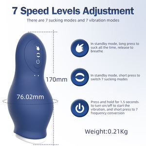 Automatische Saugen männliche Maschine Oral Vaginal <span class=keywords><strong>Penis</strong></span> Vibrator Mastur bator Sexspielzeug für Männer Masturbation Cup Maschine - Product Image 5