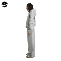 Ensemble de survêtement en coton avec logo personnalisé, jogging, survêtement, ensemble de survêtement brodé, survêtement pour femmes, pantalon de survêtement et sweat-shirt unisexe pour hommes
