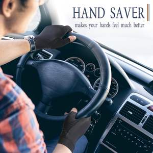 Guantes de Compresión Vlela con Plumas de Pollo para Artritis, Largos hasta la Muñeca, para Mujeres y Hombres, Alivian el <span class=keywords><strong>Dolor</strong></span> de <span class=keywords><strong>Manos</strong></span>, Hinchazón y Túnel Carpiano, sin Dedos - Product Image 5