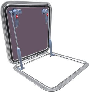 ISURE 마린 알루마이트 알루미늄 19.6 "x 19.6" 푸시 아웃 갑판 해치 보트 요트 스퀘어 해양 해치 현창 보트/요트/RV - Product Image 3