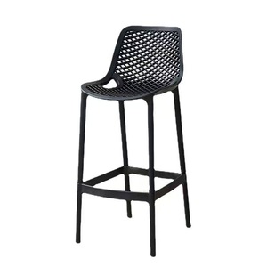 Chaise <span class=keywords><strong>de</strong></span> <span class=keywords><strong>bar</strong></span> haute en plastique, design moderne, pour comptoir <span class=keywords><strong>de</strong></span> cuisine, extérieur, terrasse, nouveau modèle, différentes couleurs, vente en gros - Product Image 2