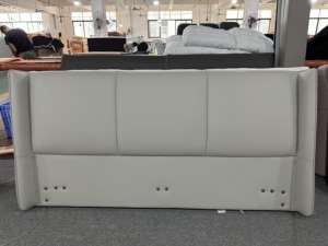 Sillín de tela de cuero de alta calidad tapizado moderno minimalista cama King Size Villa apartamento camas de lujo sala de estar de lujo <span class=keywords><strong>Peyo</strong></span> 1 - Product Image 3