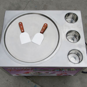 Máquina de Helados Kolice ETL de 45 cm, Mini Máquina de Helados de Mesa con 3 Tanques para <span class=keywords><strong>Tacos</strong></span> Enrollados y Helados Batidos - Product Image 5