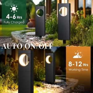 Luces Solares LED <span class=keywords><strong>para</strong></span> Jardín con Sensor de Luz, Resistentes al Agua IP54, Luz de Día de 6000K <span class=keywords><strong>para</strong></span> Decoración de Exteriores, Césped, Camino, Entrada y Patio - Product Image 3