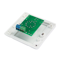 Interrupteur de contrôle du volume mural M-604Q Type 86 6W avec commande d'urgence, atténuateur audio à 6 niveaux pour système de diffusion PA
