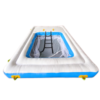 Plateforme flottante gonflable très vendue, lit flottant, chaise longue gonflable en PVC pour l'extérieur, objets flottants sur l'eau