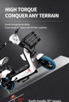 Vélo électrique de ville à suspension intégrale pour adultes, pneus antidérapants et résistants à l'usure – Vélo électrique très populaire