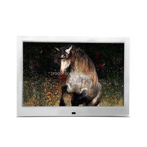 Khung ảnh kỹ thuật số 13 inch LED HD 1366P với điều khiển từ xa hỗ trợ hình ảnh/video/âm nhạc/lịch/Đồng hồ báo thức, cho bạn bè/gia đình - Product Image 1