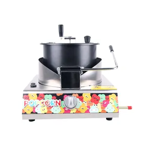 Mini Popcorn Maschine Gas Manuelles Mischen Kommerzielle Popcorn herstellungs maschine New Pot Pop Corn Makers