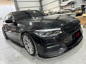 شفة أمامية من ألياف الكربون طراز G30 MP لسيارات BMW الفئة الخامسة G30 520i 530i 540i، فاصل الصدام الأمامي، طقم تعديل الهيكل 17-20 - Product Image 5