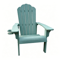 Chaises Adirondack en plastique imperméables et résistantes aux UV pour l'extérieur, vente en gros, pour le jardin
