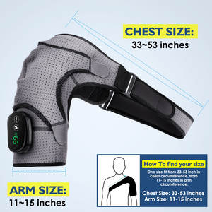 Fabrik Direkt verkauf Beheizte Massage Schulter polster Timing Control Physiotherapie Private <span class=keywords><strong>Model</strong></span> Hals Scapulo humeral Schulter massage gerät - Product Image 3
