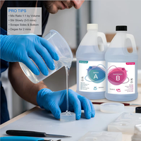 Résine époxy écologique 1:1 à faible odeur et haute transparence pour projets artistiques durables