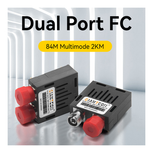 Transceptor GIANTECH 1x9 Estilo Paquete 84M, Conector de Fibra Óptica Multimodo Dual, Rango Industrial -40°C a 85°C, Alta Inmunidad - Product Image 1