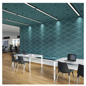 Pannelli acustici in poliestere ad alta densità 9/12Mm autoadesivi Tiange <span class=keywords><strong>isolamento</strong></span> <span class=keywords><strong>fonoassorbente</strong></span> per parete e soffitto - Product Image 2