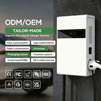 Nouvelle borne de recharge rapide pour véhicules électriques commerciaux 20 kW, 380 V, IP54, 4G, Ethernet, écran tactile 4,3 pouces, paiement par application, certifiée CE