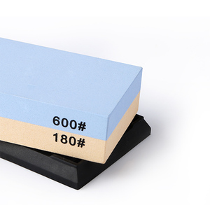 Affilacoltello professionale doppio lato pietra per affilare 180/600 graniglia grossa pietra per utensili da cucina uso esterno - Product Image 2