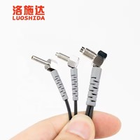Capteur optique à fibre optique courbé au laser M3 M4 M6 3 fils PNP