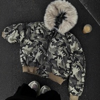 Veste bomber camouflage pour homme, veste d'hiver à capuche camouflage pour homme, veste rembourrée en coton épaisse coupe-vent