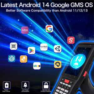 PDA portable Android 14 OS, <span class=keywords><strong>scanner</strong></span> de codes-barres 2D, 4G+64G, processeur MTK MT6789 G99, 9000mAh avec échange à chaud, étanche IP68 - Product Image 3