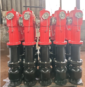 Boule d'hydrant extérieur de style français de 4 pouces Conception durable et portable avec construction en fonte ductile - Product Image 4