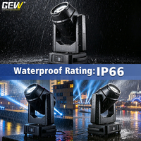 GEVV Éclairage extérieur robuste IP66 350W 380W 420W DMX Projecteur à tête mobile étanche pour parcs à thème et architecture