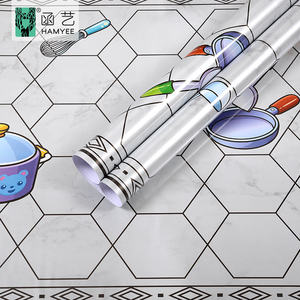 วอลล์เปเปอร์ PVC ตู้ผลไม้หินอ่อนไวนิลติดผนังกระดาษไวนิลวอลล์เปเปอร์ห้องครัวมีกาวในตัว - Product Image 2