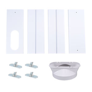 Ensemble d'évent de courant alternatif manuel Portable pour la maison Kit de joint de fenêtre de climatiseur <span class=keywords><strong>Mobile</strong></span> universel avec 150mm - Product Image 3