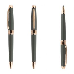 Bolígrafos de Metal de Alta Gama en Azul Marino, Bolígrafo de Tinta Azul de Buena Calidad, Grabado con Logotipo Personalizado para Regalo - Product Image 2