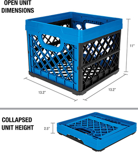 Tùy Chỉnh Bán Buôn Có Thể Gập Lại Đa Chức Năng Nhựa Màu Đen Hộp Lưu Trữ - Product Image 5