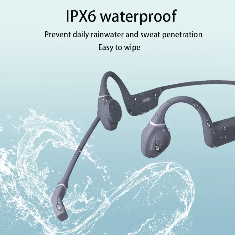 אוזניות אלחוטיות אוזניות הולכת עצם אוזניות אוזניות עמיד למים DP8A