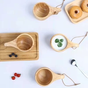 Tasse à lait Vintage nordique, avec Logo personnalisé, biodégradable, bodum thule, cadeau naturel, tasses de café en bois, réutilisables, fait à la main, tasse à thé - Product Image 6