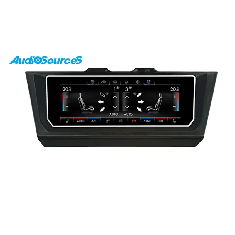 Panel kontrol iklim AC otomatis kualitas tinggi papan kontrol A/C layar sentuh mobil elektrik untuk Volkswagen Magotan