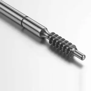 High Precision CNC Custom Shafts Complex Stainless Steel Gear Worm Motor Shaft