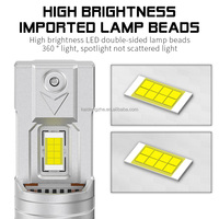 Ampoule de phare LED Kaidengzhe, faisceau Hi/Lo, remplacement H1 H3 H4 H7 H11 9006, voiture, 66W 6000K 12V, Plug&Play, phare LED pour voiture