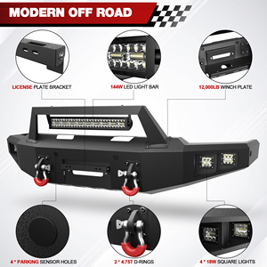 New Style Auto Spare Parts Car <strong>Bumper</strong> for <strong>Ford</strong> F150 2021-<strong>2024</strong> Full Width Truck <strong>Front</strong>/Rear <strong>Bumper</strong>(Excluding Lighting EV &amp; <strong>Raptor</strong>) - Product Image 3