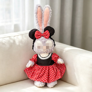 Solo Ropa (Sin Muñeca) Talla S/M para Muñeca Lina Bell - Vestido Rojo Clásico <span class=keywords><strong>de</strong></span> <span class=keywords><strong>Minnie</strong></span> con Puntos, Nuevo Accesorio para Muñeca - Product Image 3