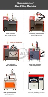 Machine de remplissage en latex blanc, grande capacité, épaisseur de remplissage, huile de chanvre CBD, distributeur de colle, 10l