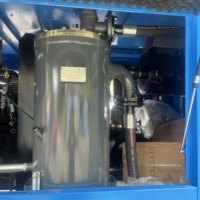 Compresseur à vis portable Airstone 1024CFM 23Bar 333Psi à deux étages, refroidi par air, avec moteur diesel Cummins et moteur PLC, sur roues, pour usage municipal
