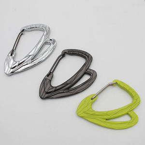 Mosquetón de Aleación de Zinc Premium con Textura de Vetas de Hoja, Ligero y Duradero para Campismo, Senderismo y Viajes al Aire Libre - Product Image 3