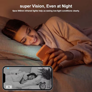 Kamera Mini Cerdas HD 5MP, kamera keamanan rumah, kamera Mini Cerdas HD 5MP, deteksi gerakan, Alarm penglihatan malam - Product Image 5