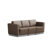 Canapé convertible moderne en tissu de luxe léger avec base en bois pour hôtel, école, hôpital, espaces commerciaux et bureaux