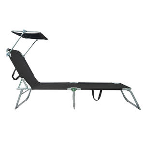 Oeytree <span class=keywords><strong>Chaise</strong></span> <span class=keywords><strong>longue</strong></span> pliable d'extérieur moderne <span class=keywords><strong>Chaise</strong></span> de camping portable avec lit pliant - Product Image 5