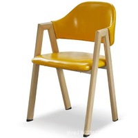 Ensemble table et chaises de salle à manger décontractées et modernes pour salon de thé, snack-bar, boissons, thé au lait, table de direction, chaise en forme de A